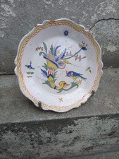 Assiette Faïence Nevers