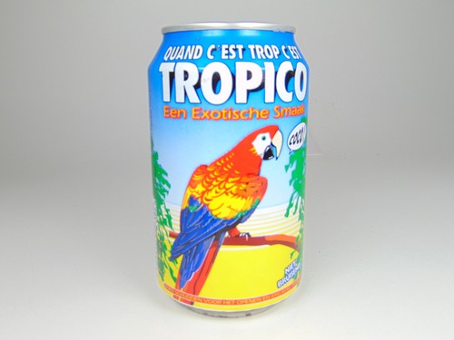 Canette vide tropico vintage - canette,