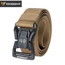 IDOGEAR Tactical Belt 1.5"Ceinture Homme Boucle à dégagement rapide Airsoft Gear