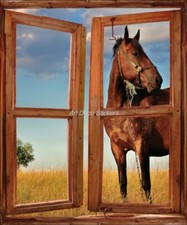 Stickers fenêtre trompe