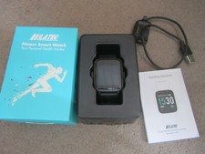 Montre Connectée Latec Fitness Noire Multifonction Cardio Sport Réveil Mp3