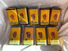 9 boîtes BANANIA  ancienne Y A BON tirailleur Sénégalais Chocolat Café