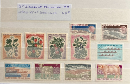 Timbres saint pierre - saint, et