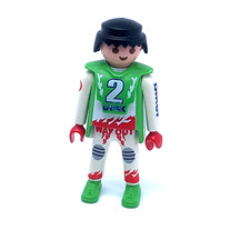 PLAYMOBIL * SPORT * Pilote Racing Combinaison Verte 2 Racing VTT 4094 4417 5798