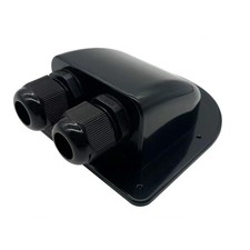 Passe-câble solaire, double