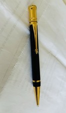PARKER STYLO BILLE DUOFOLD EN RESINE NOIRE - PL. OR 18