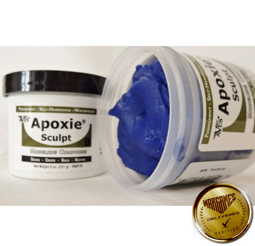 Aves apoxie sculpt - aves, blue