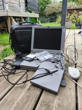 Ordinateur Vintage Toshiba Satellite Pro 460 Cdt Souris Et Lecteur Disquette 