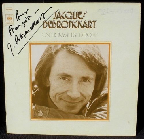 Signed jacques debronckart - jacques, lp