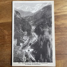 Postcard cpa chemin - chemin, fer