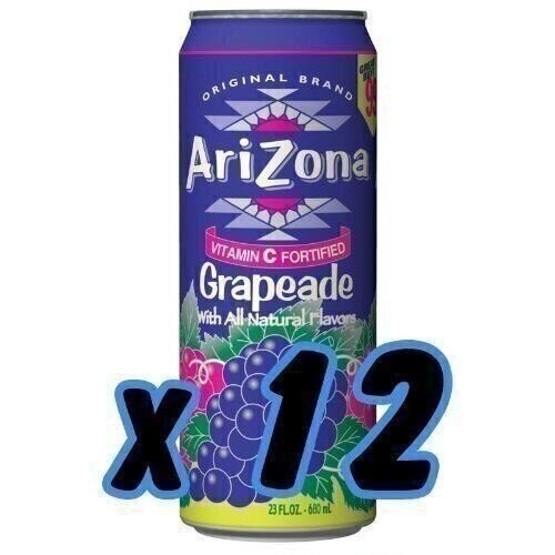 Arizona grapeade ounces - arizona, 23-ounces
