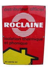 Plaque émaillée Roclaine isolation thermique phonique brunetoile Paris