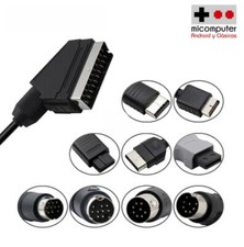 Câble Vidéo RGB SCART Sega Mega Drive Nintendo Wii Playstation Saturn Dreamcast