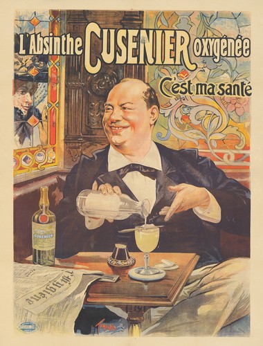 Affiche poster absinthe - affiche,