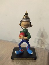 FIGURINE RESINE GASTON LAGAFFE BILBOQUET CASQUE A POINTE/PLASTOY 2004/HACHETTE