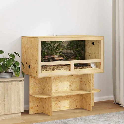 Terrarium avec étagère avec
