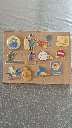 Lot pin thème pub - lot, 12