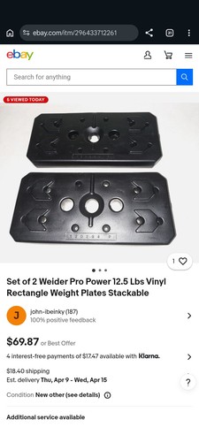 Weider pro power lb vinyl - pro,