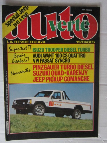 Auto verte 4x4 - n°, /isuzu