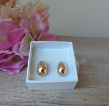 Boucles d'Oreilles Fantaisie Métal Doré Goutte d'Eau - Bijoux des Lys