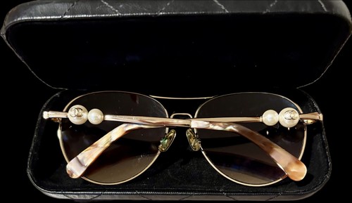Chanel sunglasses with faux - chanel,