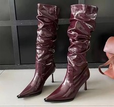 Bottes À Pointe Avec Talon 9