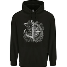 Boussole De Navigation Ancre Marin Bateau Yacht Homme Sweatshirt À Capuche