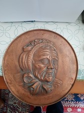 tableau  en cuivre portrait de