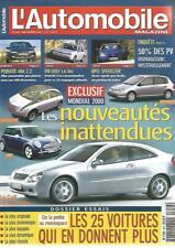 L'AUTOMOBILE MAGAZINE N°652 PEUGEOT 406 2.2 / GOLF 1.6 16V / OPEL SPEEDSTER