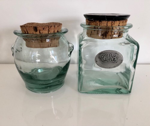 Anciens pots verre - 2,