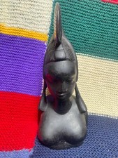 buste africain en bois