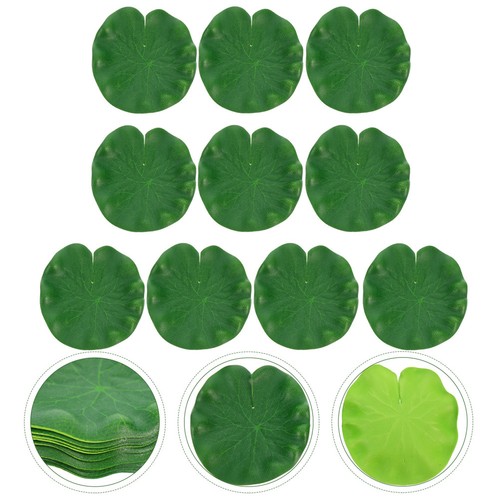 Pcs feuilles bassin en - 10,