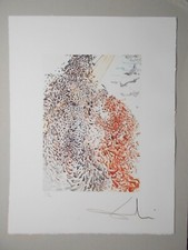 Lithographie, Salvador Dali  "