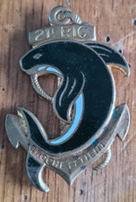Insigne 21° RIMA Régiment d'Infanterie de Marine /  Drago Paris Déposé    /C86