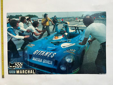 Matra Simca MS 680 le mans 1974 car racing vintage poster