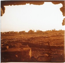FRANCE Pas de Calais Torpille Guerre 14-18 Photo Plaque verre Stereo Vintage
