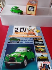 1/43 Citroën 2cv 6 verte 1974 avec boîte et fascicule 7 hachette norev
