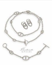 Bijoux maille marine acier