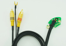 Technics SL 1200 1210 MK2 MK3 MK3D MK3D MK5 MK6 Câble rca phono avec masse | 1V