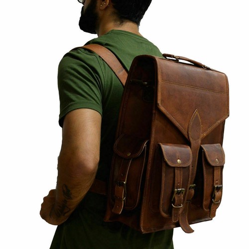 Sac dos cartable vintage en - à,
