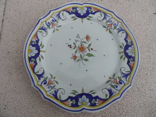 Assiette faïence vieux - en,