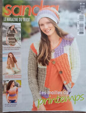 CATALOGUE TRICOT SANDRA N°14 22 MODELES POUR FEMME PRINTEMPS