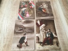 LOT DE 4 CARTES POSTALES