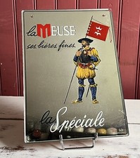 Miroir Publicitaire Bière La Meuse 