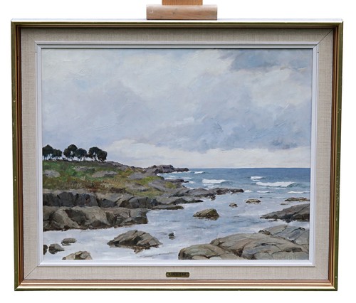 Huile sur toile alfred - sur,