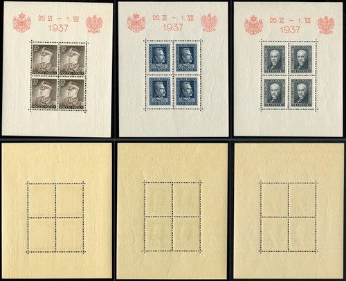 Pologne 1937 feuilles visite - 1937,