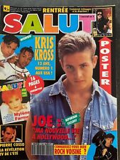 Magazine Salut! n°125, New Kids on The Block, Mr Big, Kriss Kross, Mylène Farmer