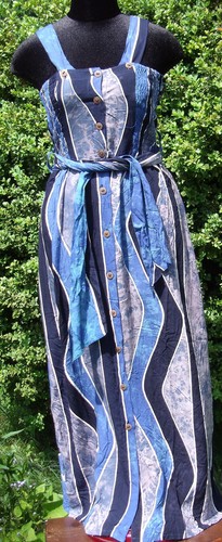 Robe bretelles smocks - robe,
