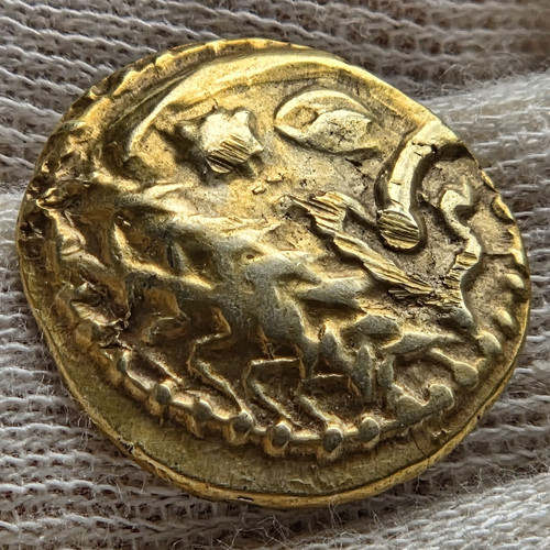 Monnaie gauloise statère à - statère,