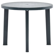 Table de Jardin Plastique Terrasse Patio Bistrot Extérieur Durable vidaXL